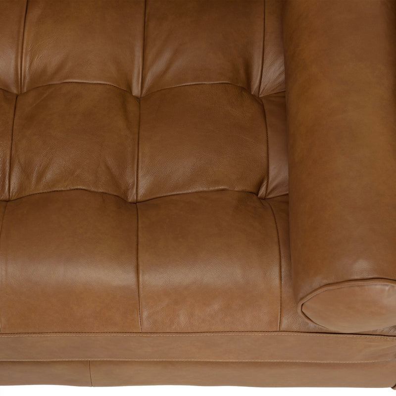 Sofá - Piedra - Cuero Bronceado - Marrón