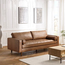 Sofá - Piedra - Cuero Bronceado - Marrón