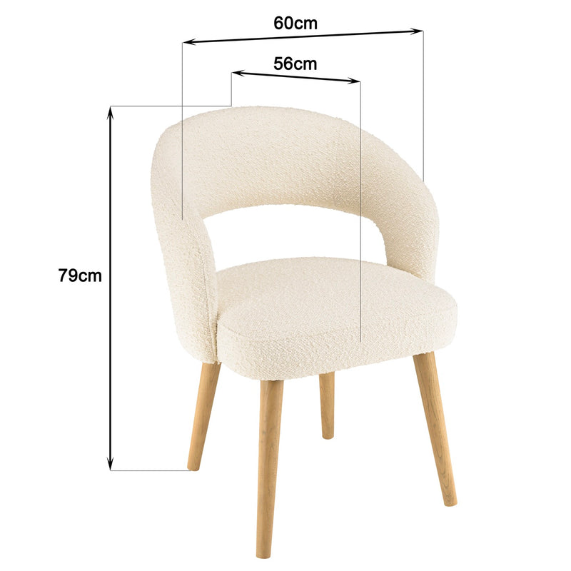 Pierre - Chaise - Chêne Doré