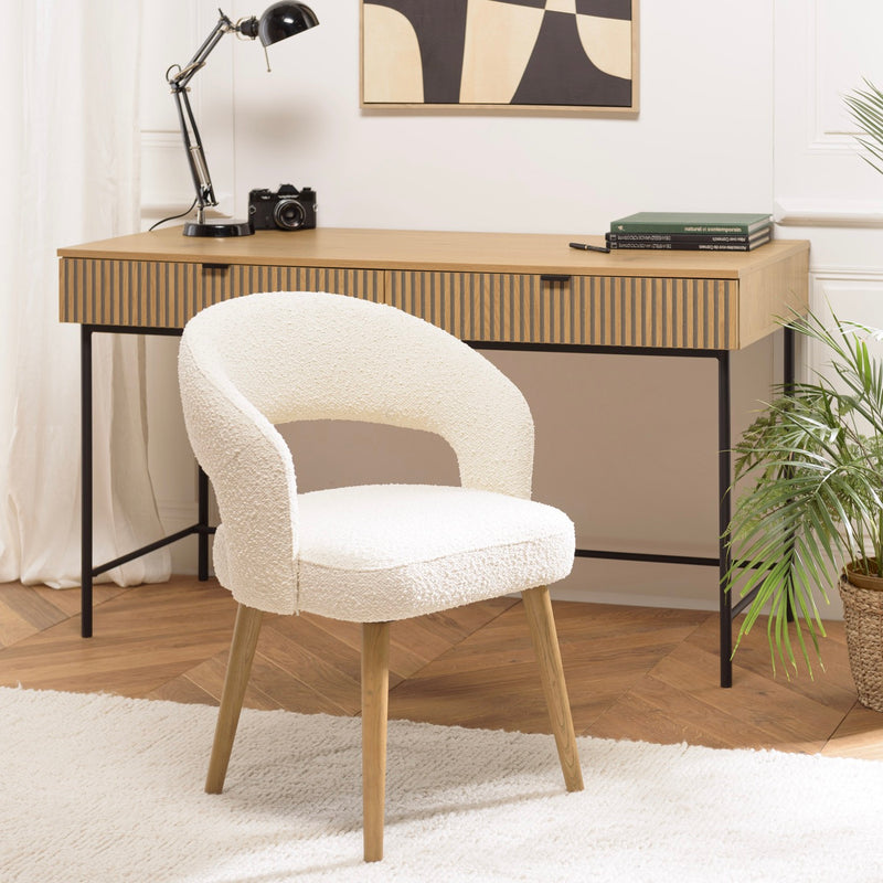 Pierre - Chaise - Chêne Doré