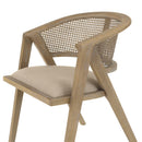 Mesa Silla Y Sillón - Piedra - Gris Envejecido - Lino