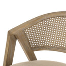 Mesa Silla Y Sillón - Piedra - Gris Envejecido - Lino