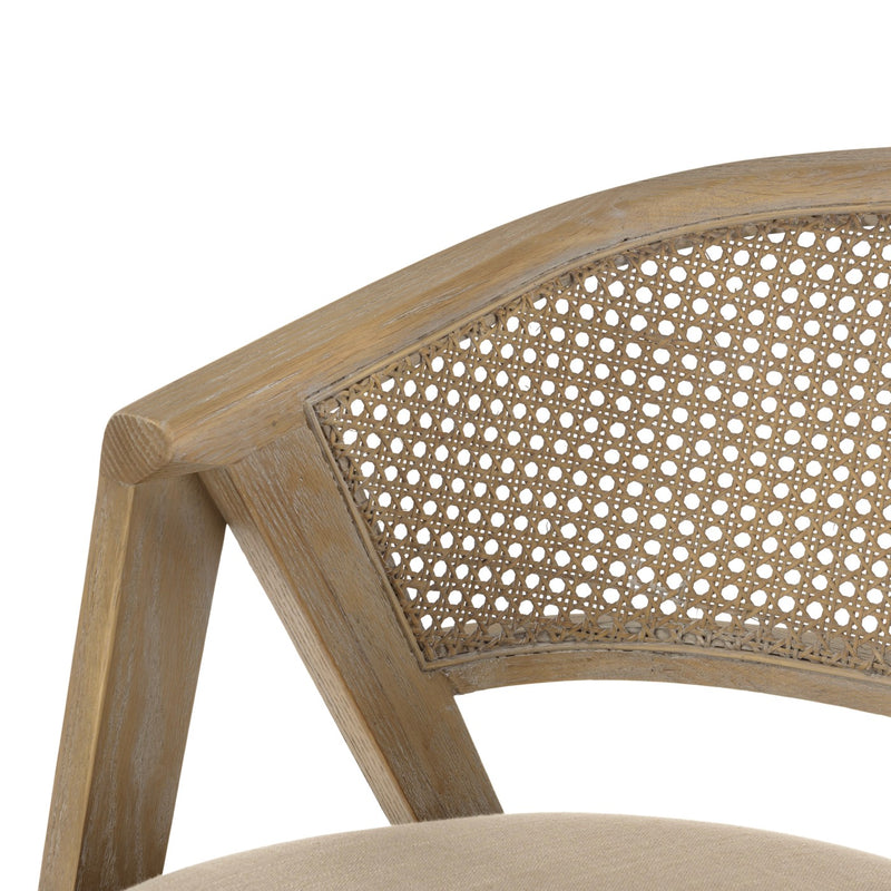 Mesa Silla Y Sillón - Piedra - Gris Envejecido - Lino