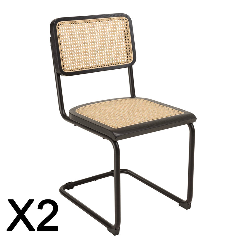 Pierre - Lot De 2 Chaises - Bois Clair