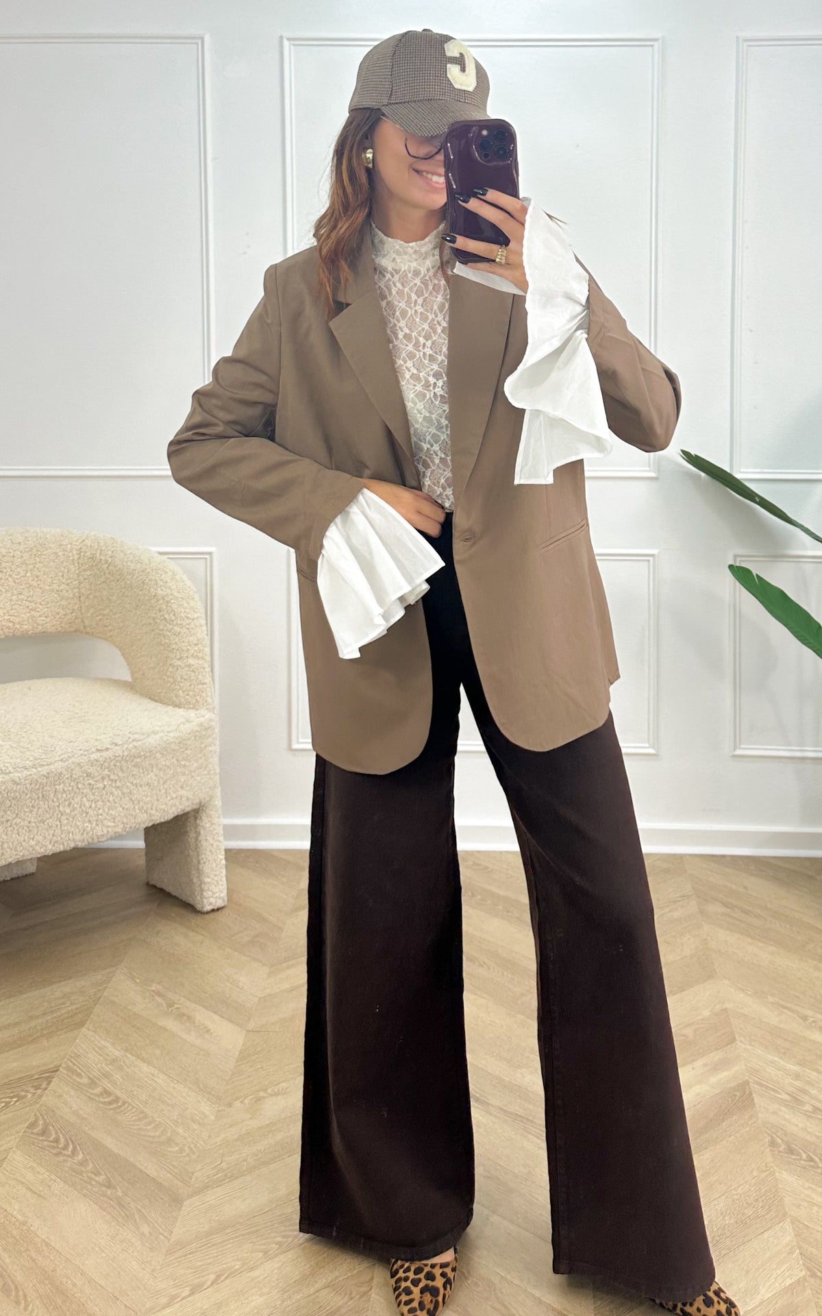 Aloise Blazer - Brown