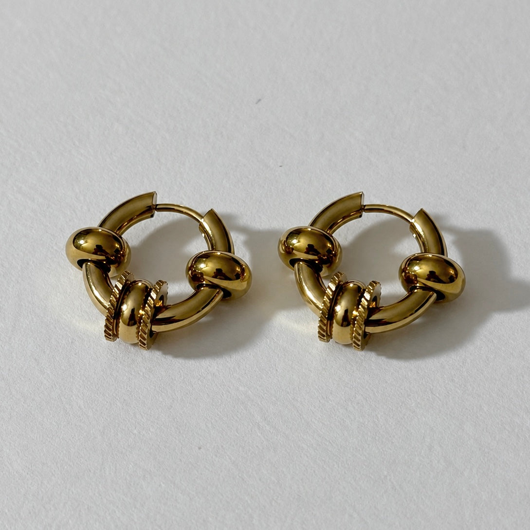 Boucles D'Oreilles Elara - Doré Ou Argent