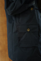 Romy Navy Mid-Long Jacket