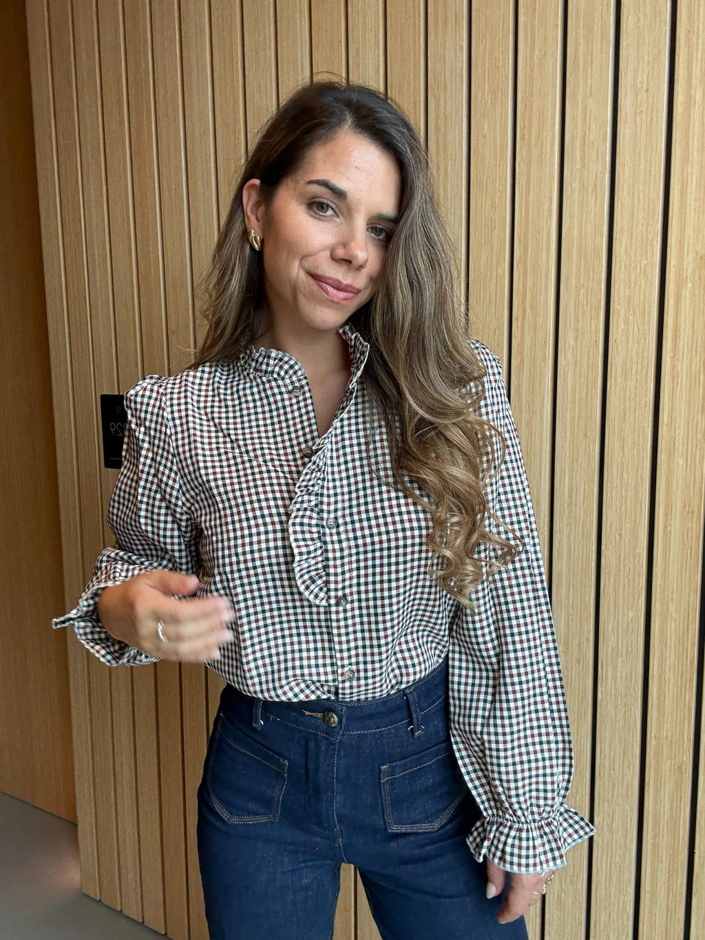 Blusa de cuadros Jeanne