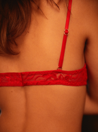 Cesta Love Lace Roja
