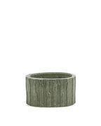 Pottery Rift - Jardinière Basse 03 - Grès - Noir Vert