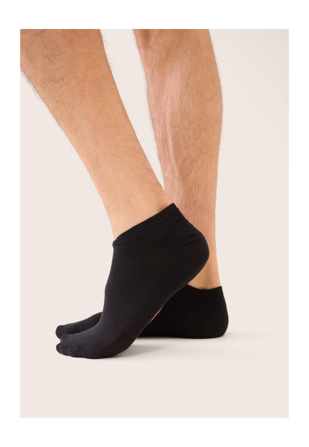 Lot De 2 Chaussettes Basses En Coton - Noires