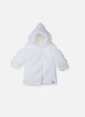 Vestes Et Manteaux Manteau En Tricot Bord-Côte Pour Bébé - Blanc
