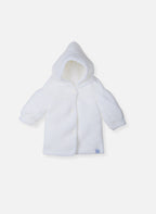 Vestes Et Manteaux Manteau En Tricot Bord-Côte Pour Bébé - Blanc