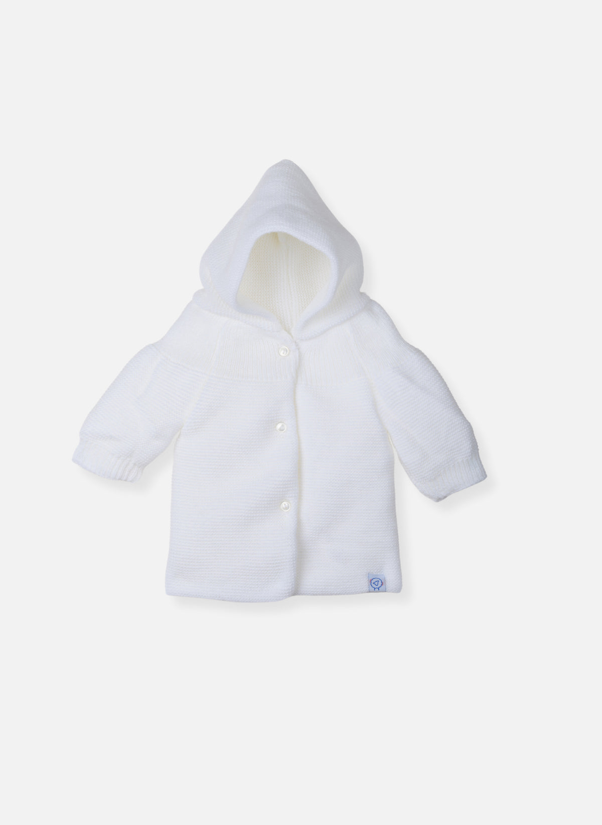 Vestes Et Manteaux Manteau En Tricot Bord-Côte Pour Bébé - Blanc
