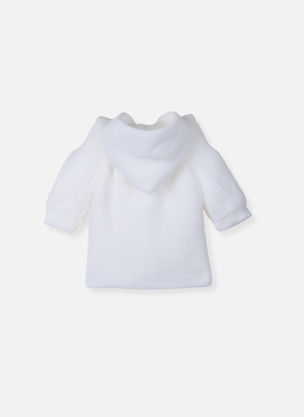 Vestes Et Manteaux Manteau En Tricot Bord-Côte Pour Bébé - Blanc