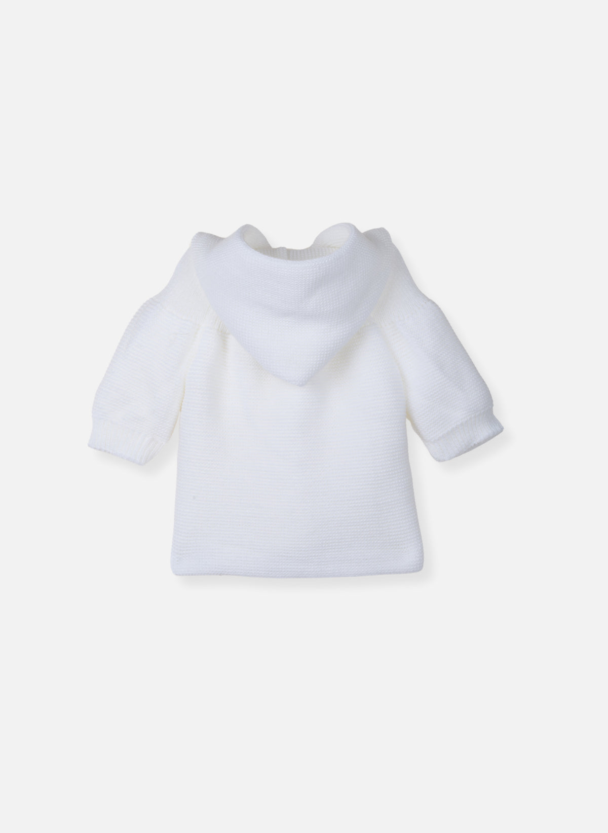 Vestes Et Manteaux Manteau En Tricot Bord-Côte Pour Bébé - Blanc