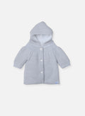 Vestes Et Manteaux Manteau En Tricot Bord-Côte Pour Bébé - Gris