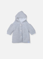 Vestes Et Manteaux Manteau En Tricot Bord-Côte Pour Bébé - Gris