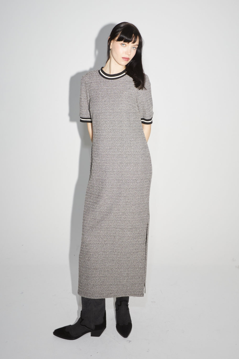 La Robe Annalisa En Tricot Beige