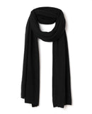 Echarpe Longue 100% Cachemire - Noir - Mixte