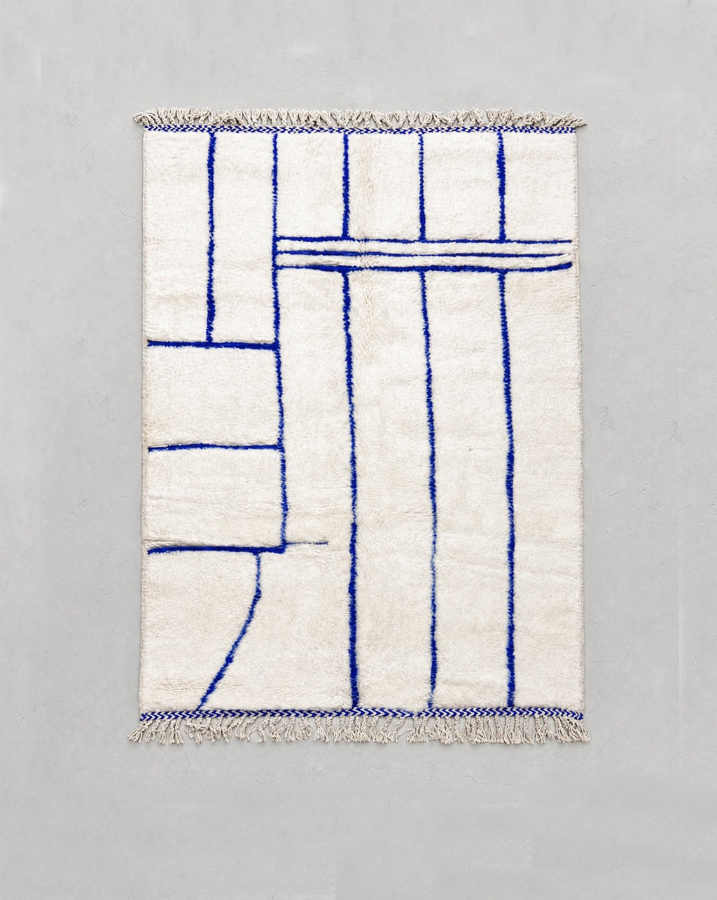 Alfombra bereber marroquí Beni Ouarain 2,44 x 1,53 m