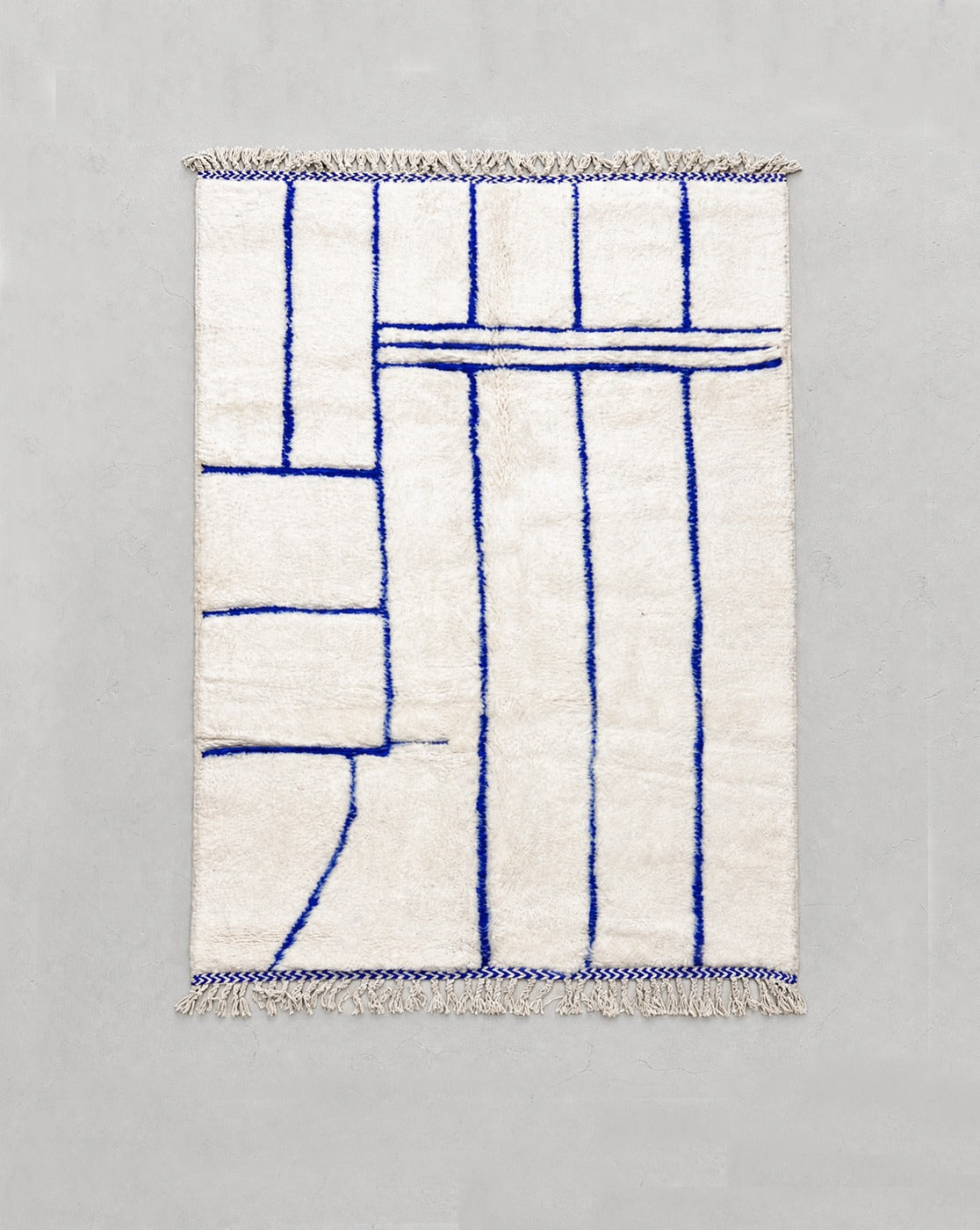 Alfombra bereber marroquí Beni Ouarain 2,44 x 1,53 m