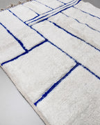 Alfombra bereber marroquí Beni Ouarain 2,44 x 1,53 m