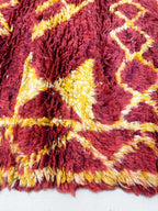 Alfombra bereber marroquí Beni Ouarain 1,53 x 1,08 m
