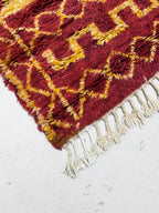 Alfombra bereber marroquí Beni Ouarain 1,53 x 1,08 m
