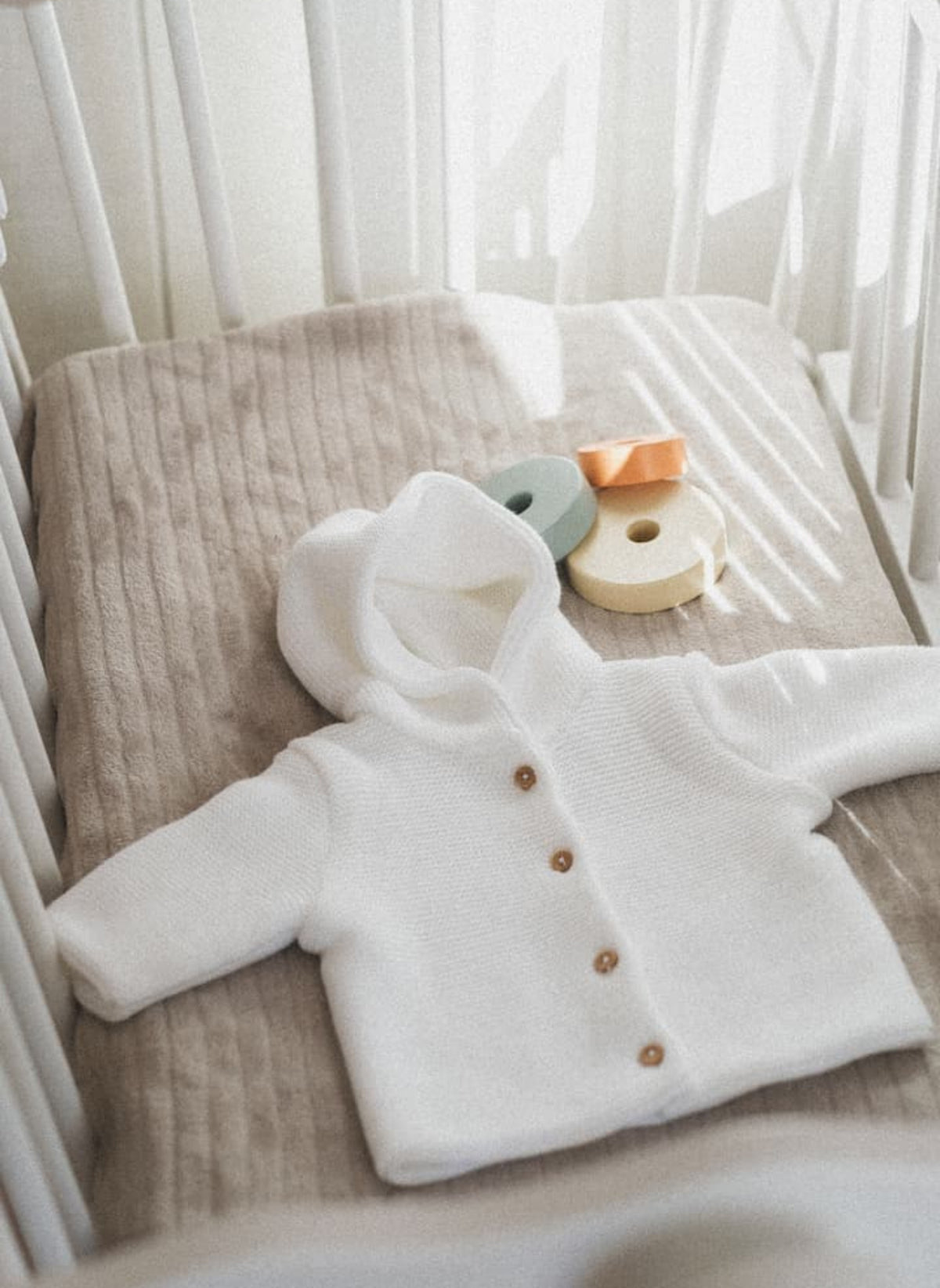 Manteaux En Coton Petits Chats - Blanc