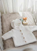 Manteaux En Coton Petits Chats - Blanc