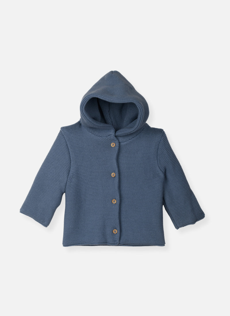 Little Cats Cotton Coats - Storm Blue