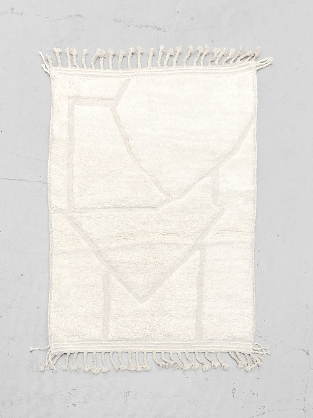 Tappeto berbero marocchino Beni Ouarain 1,58 × 0,87 m