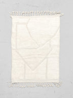 Tappeto berbero marocchino Beni Ouarain 1,58 × 0,87 m