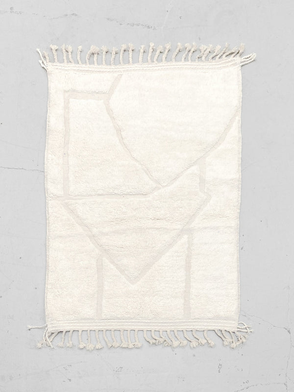 Moroccan Berber Beni Ouarain Rug 1.58 × 0.87 m