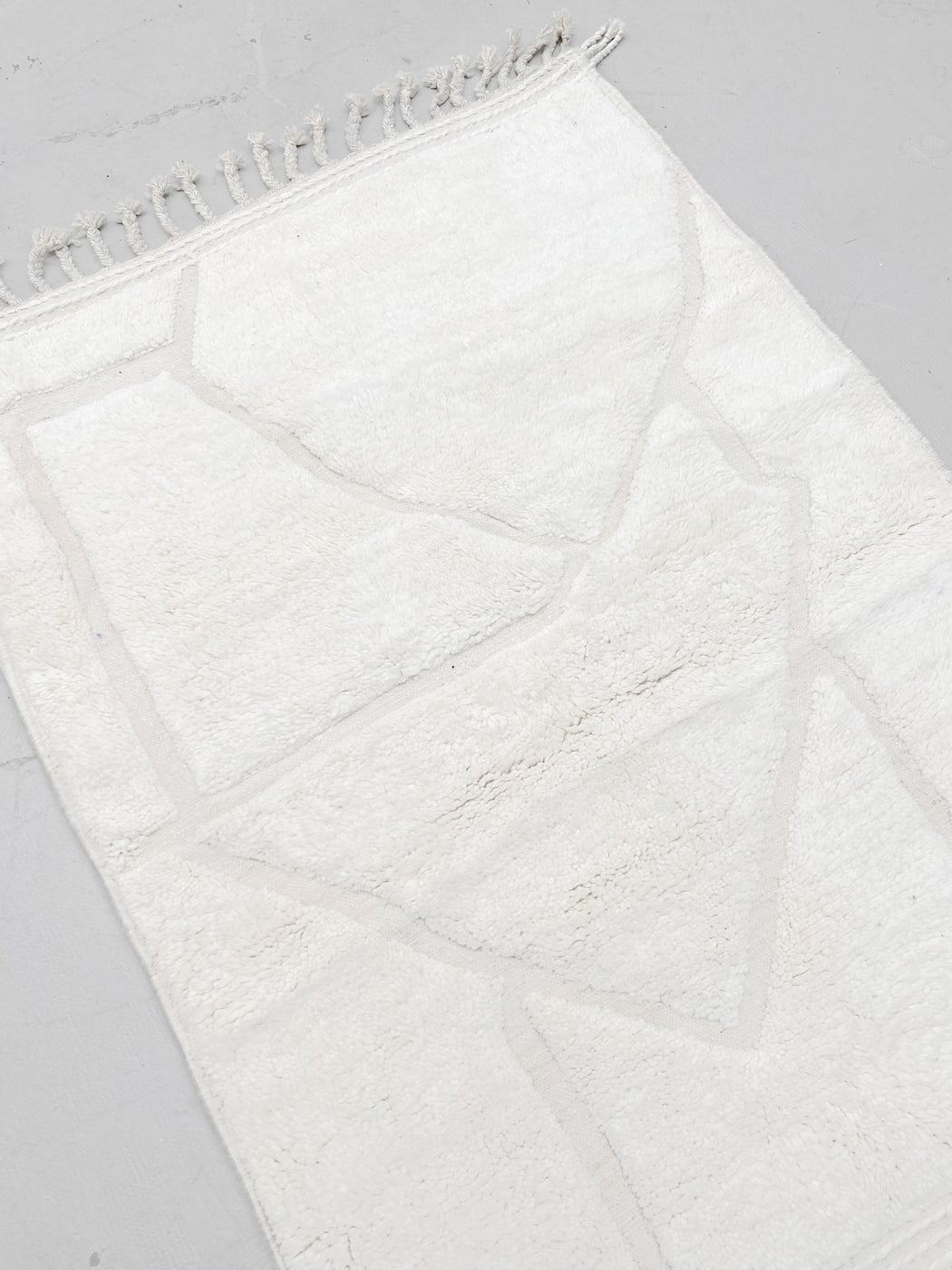 Tappeto berbero marocchino Beni Ouarain 1,58 × 0,87 m