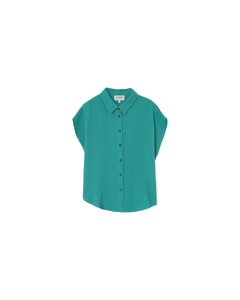 CHEMISE VERT METISSE VERT