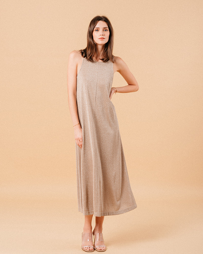 GOLD DRESS MICHELLE GOLD