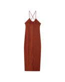 ROBE LONGUE BRIQUE MILA BRIQUE