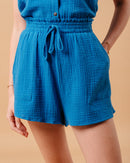 PANTALÓN CORTO AZUL MINI AZUL