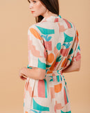 VESTIDO MIRELA BEIGE BEIGE