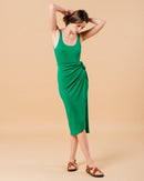 ROBE VERT MIROIR VERT