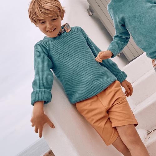 Pull Leopold Tricot Tempête - Enfant