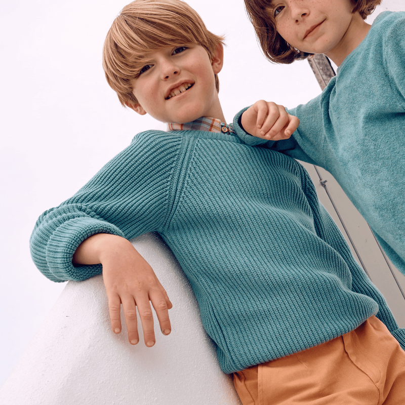 Pull Leopold Tricot Tempête - Enfant