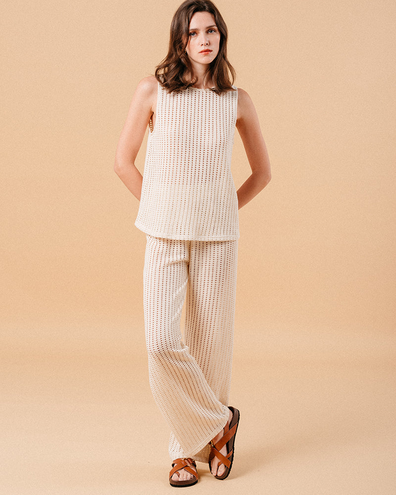 PANTALON BEIGE MORGANE BEIGE