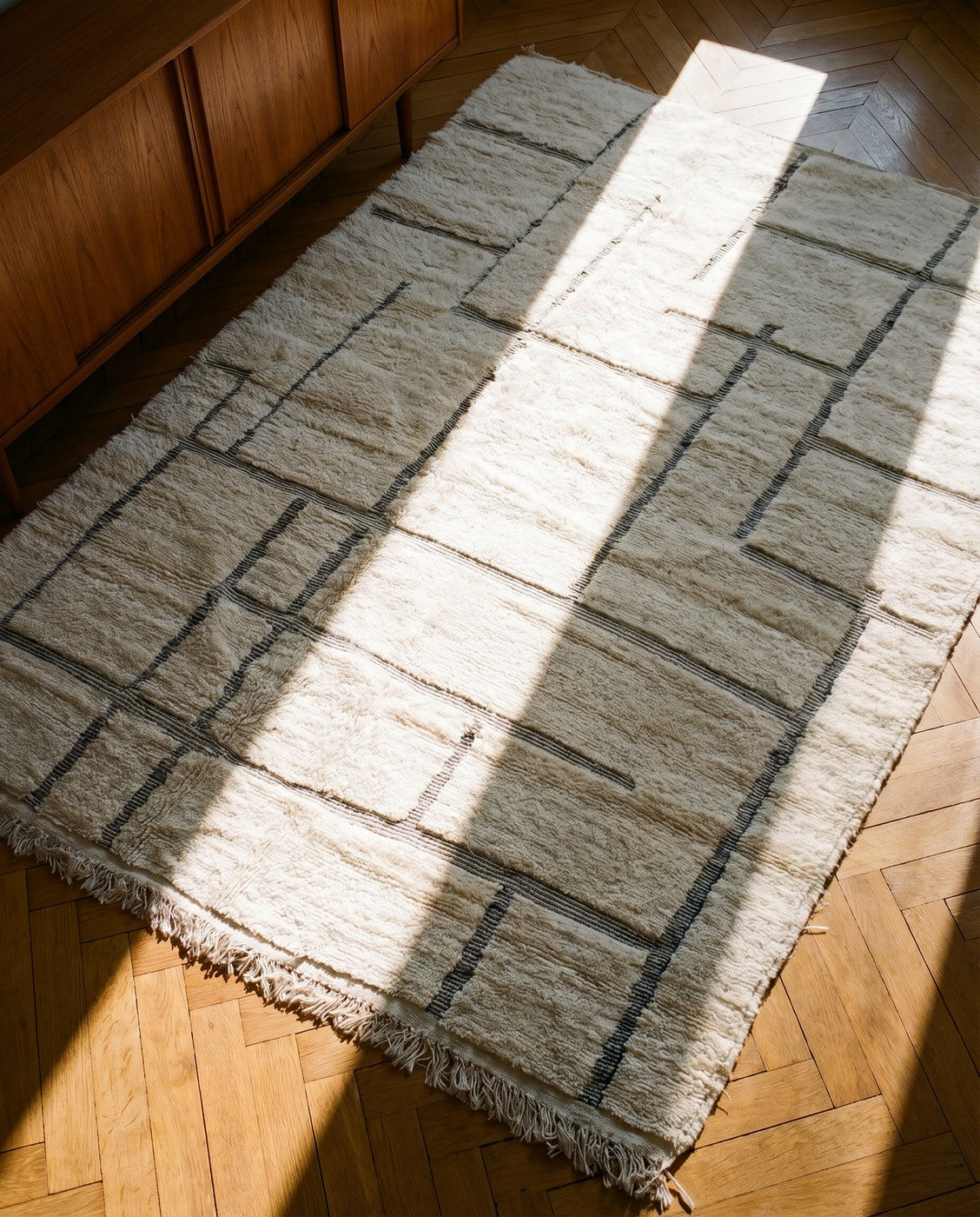 Alfombra bereber Beni Ouarain 2,87 x 2,02 m