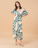 ROBE VERT MOUFLE VERT