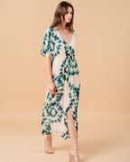 ROBE VERT MOUFLE VERT