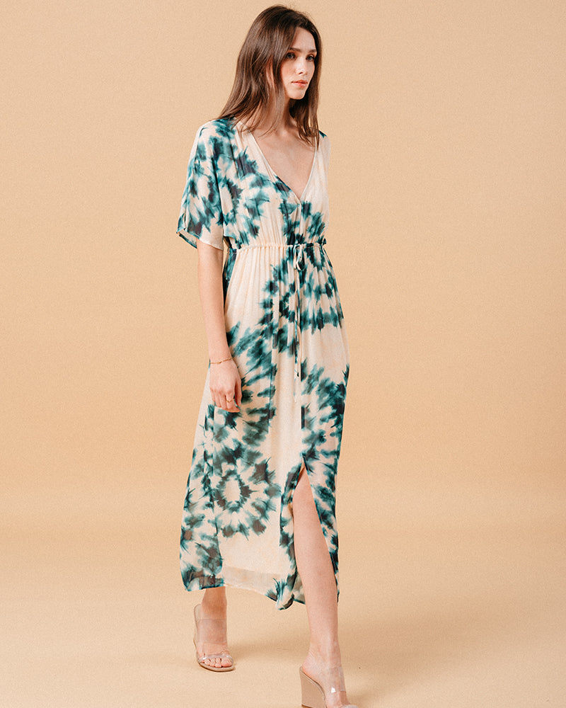 ROBE VERT MOUFLE VERT