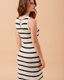 VESTIDO RAYAS ESPUMA RAYAS